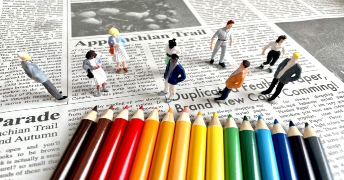 様々な国の人のミニチュア