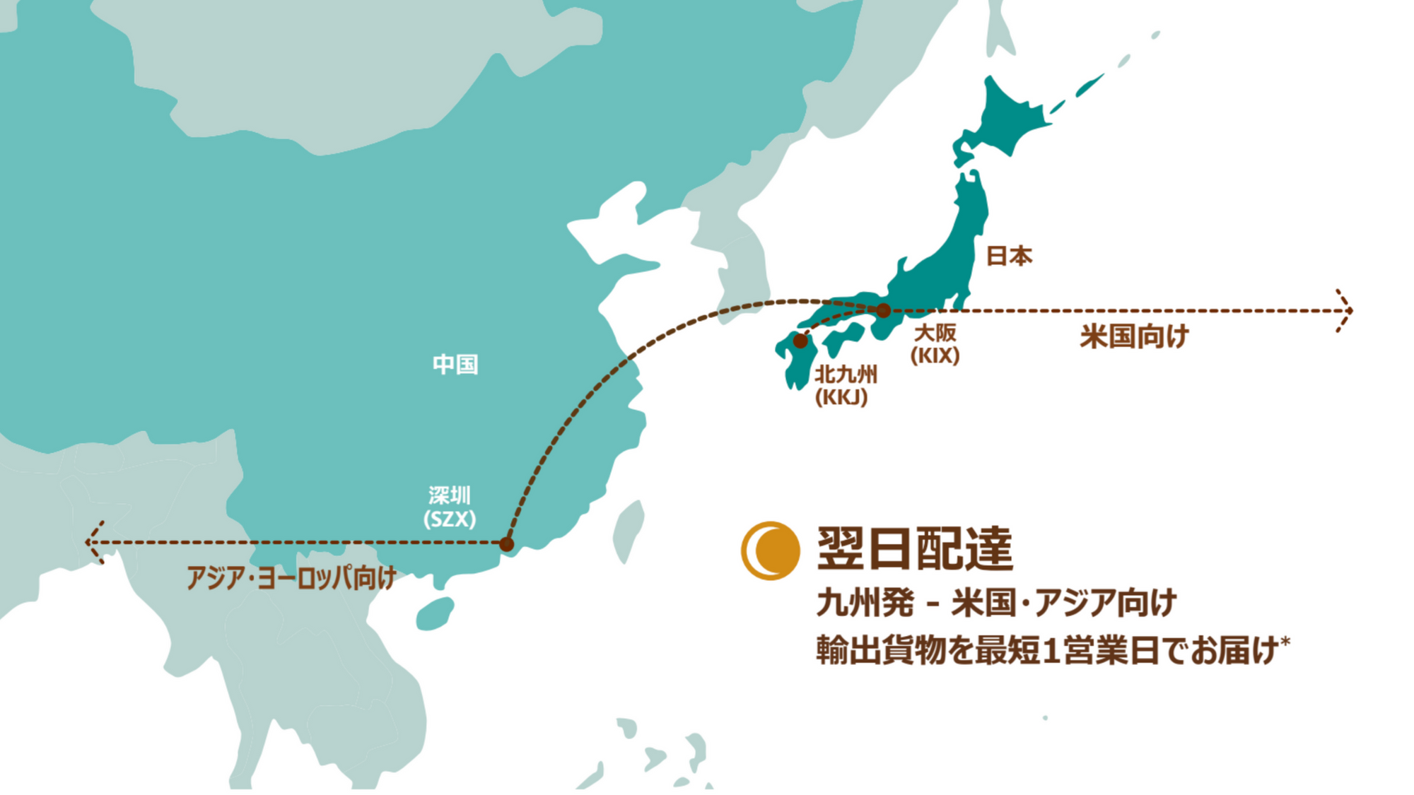 UPSは、九州地方でのサービスを強化し、九州地方の越境EC事業者を支援！