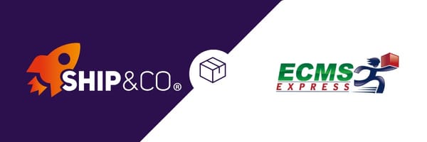 Ship&coとECMSそれぞれのロゴ